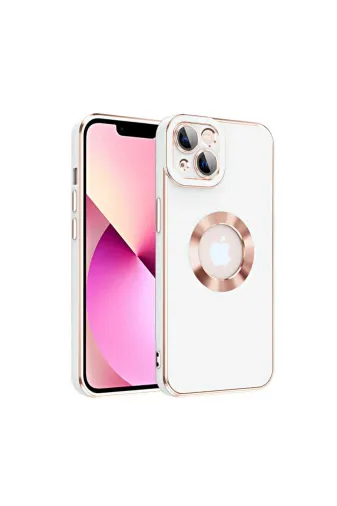 Techaks TCHS-25405 Iphone 14 Uyumlu Zore Kongo Kılıf-Beyaz
