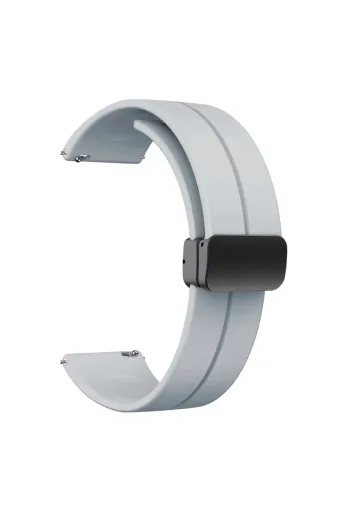 Techaks TCHS-27618 Galaxy Watch 42Mm Krd-84 20Mm Uyumlu Zore Kordon-Gri