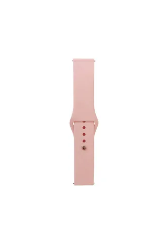 Techaks TCHS-31249 Gear S3 Band Serisi 22Mm Klasik Kordon Silikon Strap Kayış-Vintage Rose