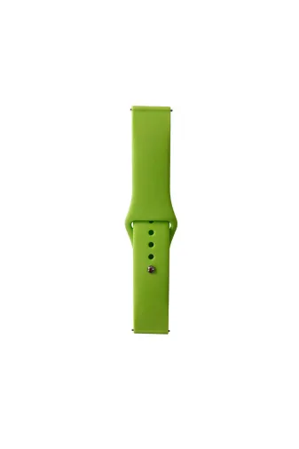 Techaks TCHS-31249 Gear S3 Band Serisi 22Mm Klasik Kordon Silikon Strap Kayış-Yeşil