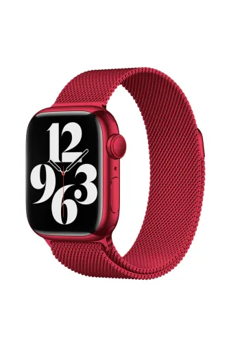 Techaks TCHS-31360 Watch 7 41Mm Clo- Band-01 Metal Kordon-Kırmızı