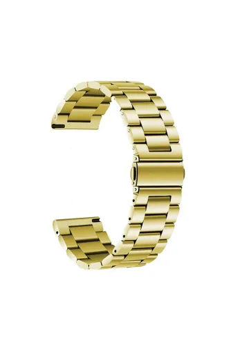 Techaks TCHS-31557 Xiaomi Amazfit Pace Clo- Band-04 22Mm Metal Kordon-Gold