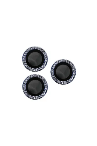 Techaks TCHS-CL-06-iPhone 15 Pro Iphone 15 Pro Uyumlu Zore Cl-06 Kamera Koruyucu-Midnight