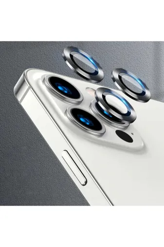 Techaks TCHS-CL-07-iPhone 13 Pro Max Iphone 13 Pro Max Uyumlu Zore Cl-07 Kamera Koruyucu-Koyu Gri