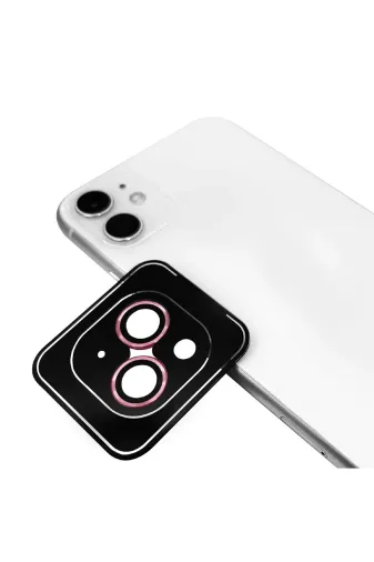 Techaks TCHS-CL-09-iPhone 13 Iphone 13 Uyumlu Zore Cl-09 Kamera Koruyucu-Rose Gold