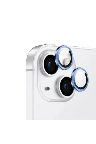 Techaks TCHS-CL-12-iPhone 13 Iphone 13 Uyumlu Zore Cl-12 Premium Safir Parmak İzi Bırakmayan Anti-Refcloive Kamera Clo Kor