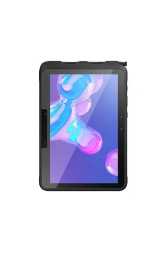 Techaks TCHS15210 Galaxy Tab Active Pro T547 Uyumlu Zore Tablet Temperli Cam Ekran Koruyucu-Renksiz