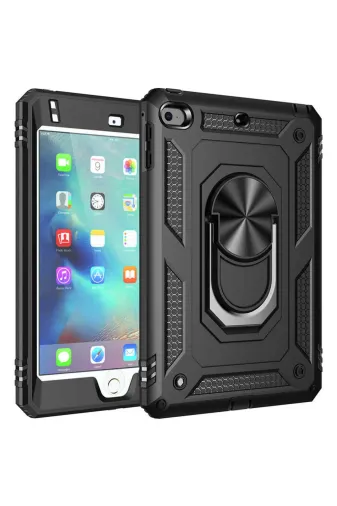 Techaks TCHS16145 Ipad Mini 4. Nesil  - Uyumlu Uyumlu Zore Tablet Vega Kapak-Siyah