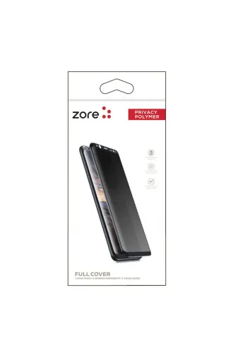 Techaks TCHS18208 Galaxy S20 Plus Uyumlu Zore Privacy Polymer Nano Ekran Koruyucu