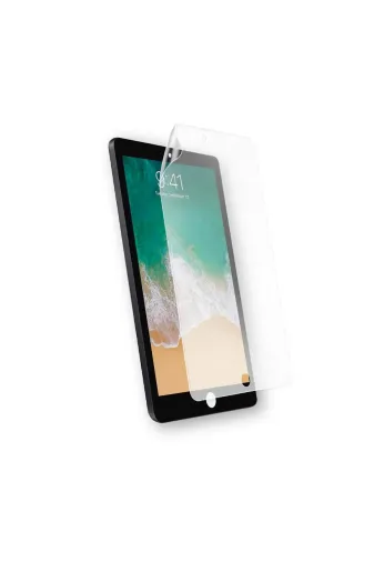 Techaks TCHS26073 Ipad 9.7 2018 (6.nesil) Kağıt Hisli Mat Uyumlu Davin Paper Like Tablet Ekran Koruyucu-Renksiz