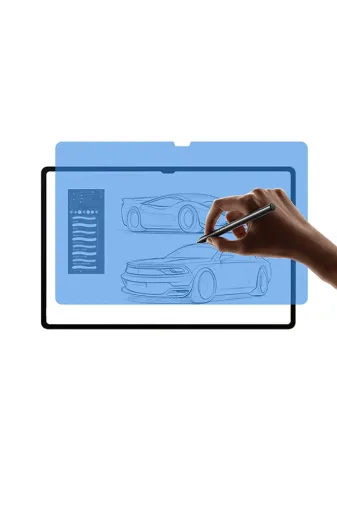 Techaks TCHS31162 Galaxy Tab S9 Ultra Sm-X910 Uyumlu Zore Paper-Like Ekran Koruyucu-Renksiz