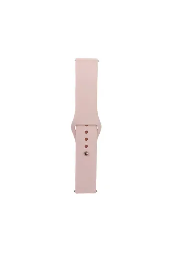 Techaks TCHS31243 Galaxy Watch Active 2 44Mm Band Serisi 20Mm Klasik Kordon Silikon Strap Kayış-Sand Powder