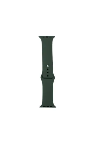 Techaks TCHS31255 Watch 42Mm Band Serisi Klasik Kordon Silikon Strap Kayış-Pine Yeşil