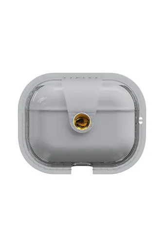Techaks TCHS31884 Air-Pods Pro Zore Airbag 33 Darbelere Karşı Dayanıklı Magnetik Kılıf-Gri
