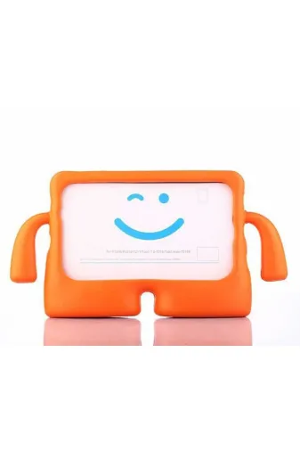 Techaks TCHS5428 Galaxy Tab 4 T280  Uyumlu Zore Ibuy Standlı Tablet Kılıf-Turuncu