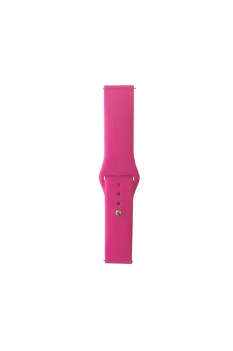 Techaks TYC89988F85A8FB8E739C7C10 Xiaomi Amazfit Pace Band Serisi 22Mm Klasik Kordon Silikon Strap Kayış-Barbie Powder