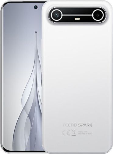 Tecno Spark Slim 256 8 4G (Tecno Türkiye Garantili) Beyaz