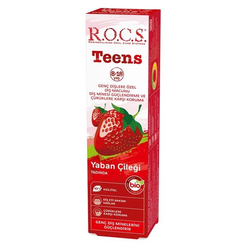 .Teen Yaban Çileği Diş Macunu 8-18 Yaş 60 ml
