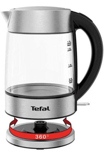 TEFAL 349990gh Işıklı Cam Kettle - 1.7 L