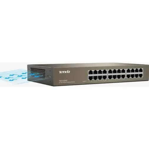 TEG1024D 24 PORT 10/100/1000 RACK-M SWITCH