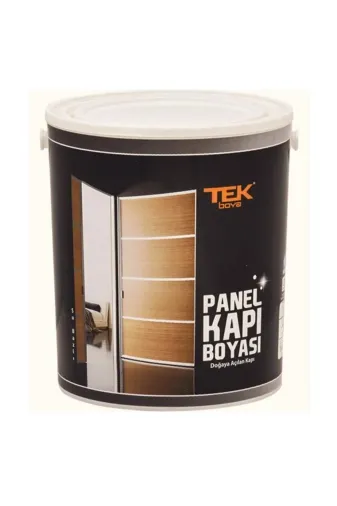 TEK BOYA tek1 Tek Panel Kapı Boyası Su Bazlı Beyaz 1/1