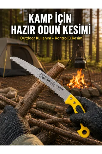 teknotrust UCZZDÜZBIÇKI-1 Preminyum El Tipi Bahçe Bıçkısı Dayanıklı Çelik Kesim Testeresi