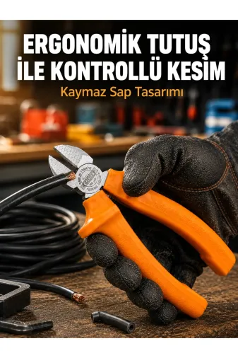 teknotrust UCZZEYK161YANKESKİ-5 Yan Keski Dövme Çelik Güçlü Ve Hassas Kesim Performansı