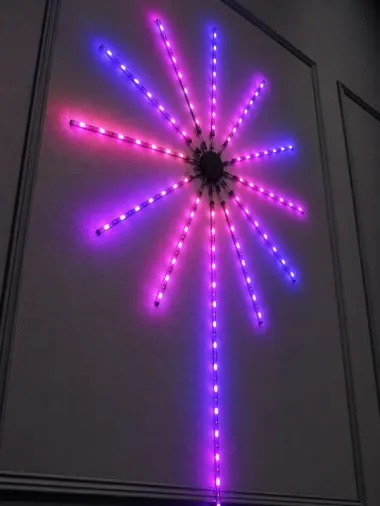 Telefonla Kontrol Edilen Rgb Led Duvar Lambası 1 Adet