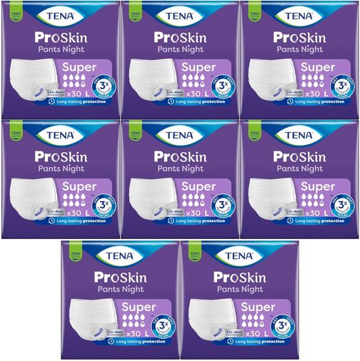 Tena Proskin Pants Süper Night Gece Emici Külot Yetişkin Bezi L - Büyük - Large 240 Adet