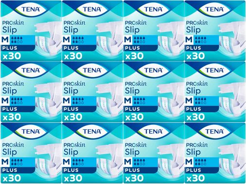 Tena Proskin Slip Plus Bel Bantlı Yetişkin Bezi M - Orta - Medium 360 Adet