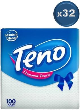 Teno Peçete 100 Lü Pk 32 Li Set (1 Koli)