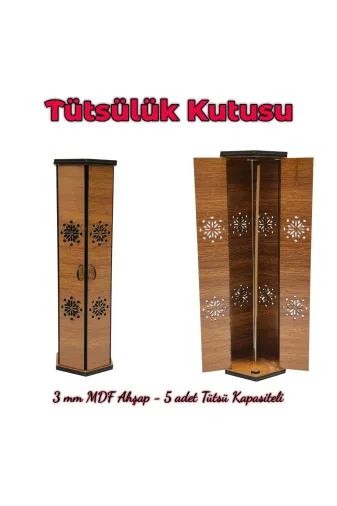 Tesbih Sakarya TSBHSKR00710 3 Mm Mdf Ahşap Tütsülük Kutusu - Özel Tasarım