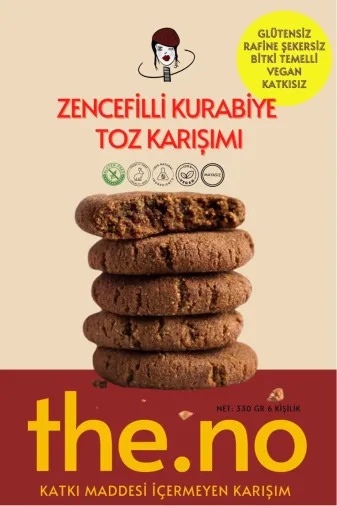 THENO 5 Glütensiz Zencefilli Kurabiye Toz Karışımı 6 Kişilik