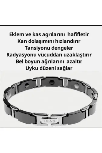 Tiens Ürünleri 013290817 Tiens Özel Tasarım Titanyum Enerji Bilekliği