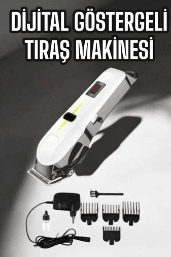 Tıraş Makinesi Uzun Ömürlü Batarya, Keskin Bıçaklar Ve Profesyonel