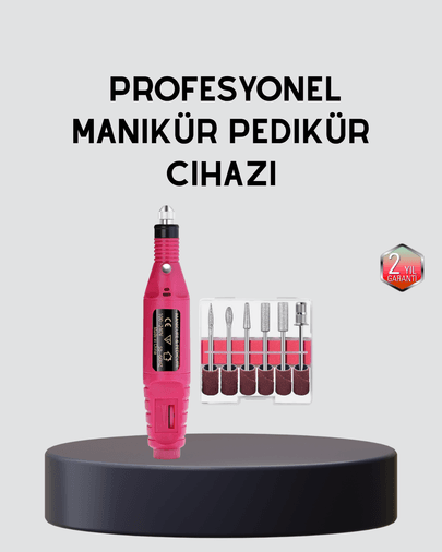 Tırnak Matkap Makinesi – Profesyonel Manikür Pedikür Cihazı, Ayarlanabilir Hız ve Sessiz Çalışma