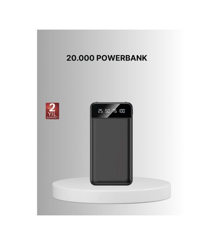 TKNUCZ20000POWERBANK-6MKR Taşınabilir 20.000 Mah Hızlı Şarj Powerbank 4 Çıkışlı Diğer
