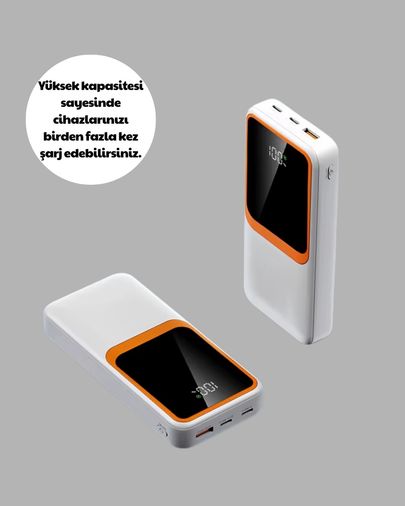 TKNUCZZZ10.000MAH-2MKR 10000 Mah Hızlı Şarj Destekli Powerbank Hafif, Kompakt Ve Güvenli Diğer