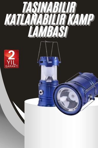 TKNUCZZZXF5800TLAMBAAAAAA2MKR Kamp Lambası Solar Şarjlı Kızaklı Kamp Feneri Led Lamba Işıldak Diğer