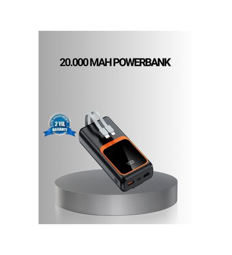 TKNXUCZZZ20.000POWERHIZLIMKR Powerbank 20000 Mah Yüksek Kapasiteli Ve 22.5W Hızlı Şarj Destekli Diğer