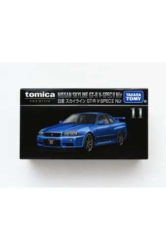 Tomica TMC11 Premium No:11 Nissan Skyline Gt-R V-Spec Ii Nür Takara Tomy Diecast Araba