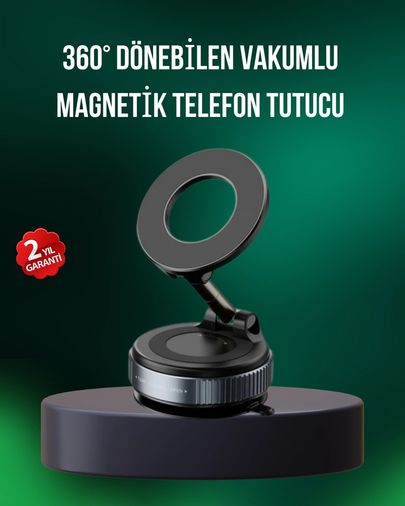 Toptan Bulurum TRİTHLTUCZZZK007VAKUMLUTELEFONTUTUCU-4-BLNCCC Alüminyum Gövdeli Manyetik Araç İçi Telefon Tutucu