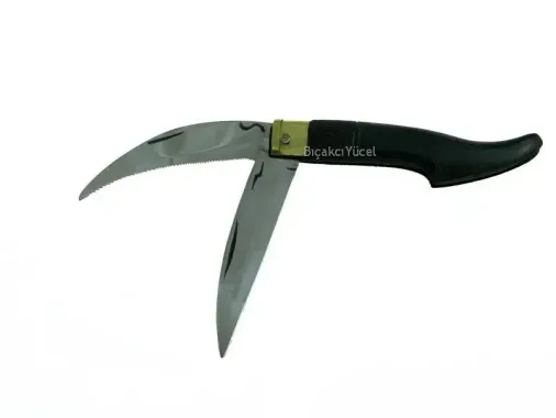 Tosya Küçük Çiftli Testereli Bıçkı Çakı 14 Cm - Plastik Saplı, Manuel