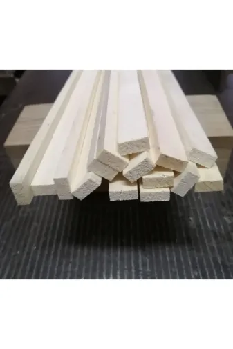 TREE MAN İSMET PERİM kavak008 Beyaz Ahşap Çıta 10Mmx30Mmx100Cm 10 Adet