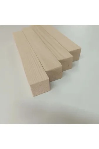 TREE MAN İSMET PERİM snkpncre Sineklik Çıtası Ahşap 1.7 Cm Kare (2 Adet 95 Cm  , 2 Adet 80 Cm )