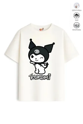 Trend Çocuk Model Kuromi Tasarım Çocuk Tişört