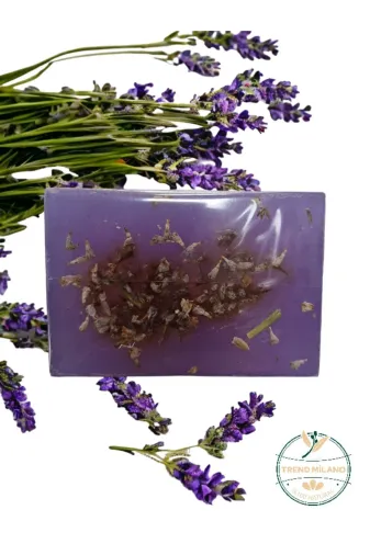 TrendMilano TML440585874 Doğal Lavanta Sabunu Yüz El Saç Vücut Natural Sabun 120 Gr