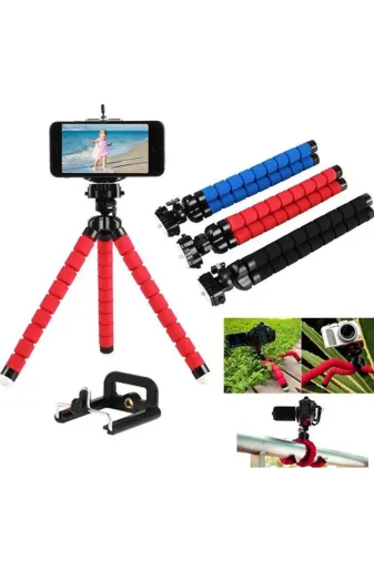 TTT TKL24242403201 Ahtapot Selfie Tripod Telefon Tutucu Akrobat Stand Çubuğu