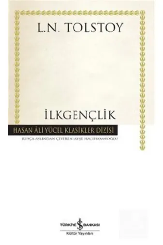 TÜRKİYE İŞ BANKASI KÜLTÜR YAYINLARI 101739 İlkgençlik
