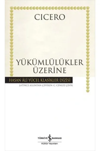 TÜRKİYE İŞ BANKASI KÜLTÜR YAYINLARI 144532 Yükümlülükler Üzerine